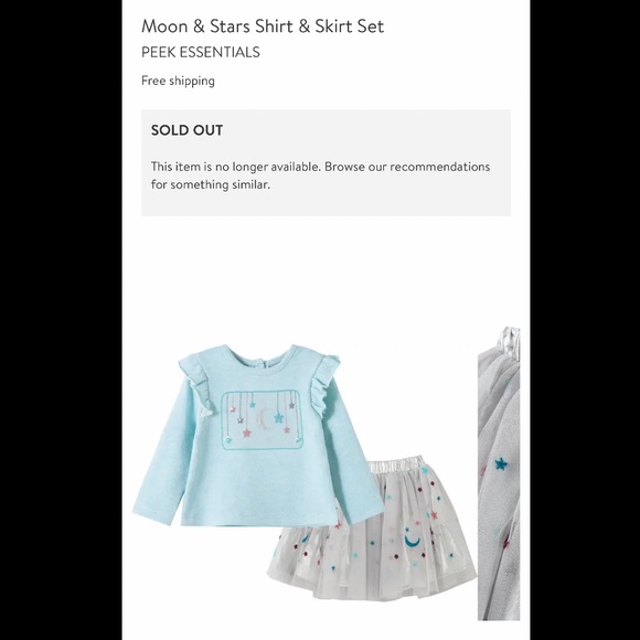 🔥3 Day Price Drop 🔥 Peek Essential Shirt and Skirt Set - Picture 4 of 12